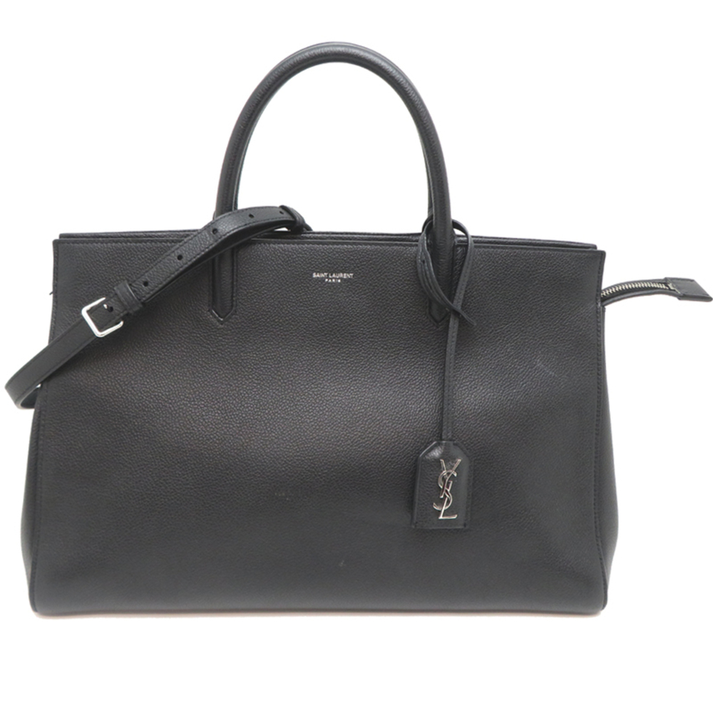 Saint Laurent Paris Cabarit Gauche 2-way bag, women's handbag, 620667, leathe...